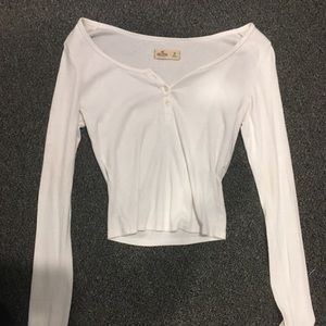 Long sleeve crop top